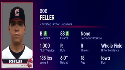 How To Create Bob Feller MLB The Show 22
