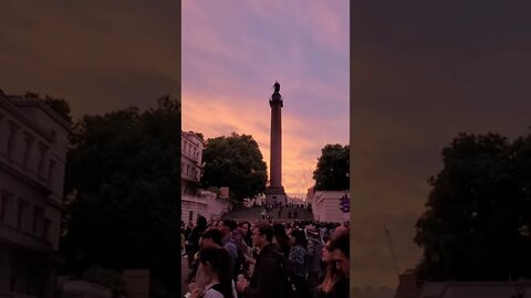 a beautiful sky over the queen's jubilee #queensjubilee2022