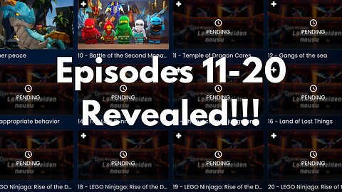 Ninjago Dragons Rising Part 2 Titles Revealed!!!