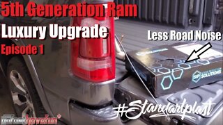 5th Gen 2019+ Ram Acoustic Material Upgrade Episode 1 (STP Biplast Diamond Wave 15) | AnthonyJ350