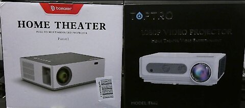 Budget projector for a Home theater | Bomaker Parrot I VS TopTro Tr82 HD Projector