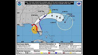 Emergency Update On Hurricane Idalia... Now Forecast To Be Category 4 At Landfall!!!