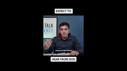 Expect to Hear from God