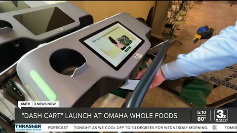 Next-gen grocery cart rolls out in Omaha, 4 other cities at Whole Foods