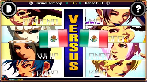 The King of Fighters 2001 (DivineHarmony Vs. hanzo1981) [Mexico Vs. Mexico]