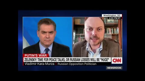 Russian opposition politician Vladimir Kara-Murza, who has survived two poisoning attempts, speaks