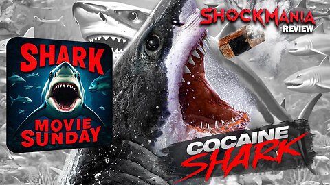 COCAINE SHARK (2023) Shark Movie Review Sunday 🦈🦈🦈