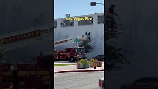 Las Vegas fire rescue ladder truck