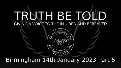 Truth be Told: Birmingham 14th January 2023 - Part 5: Adrian Walker