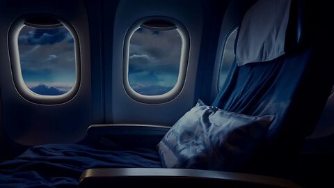 Relaxing Airplane Flight Sounds | 10 Hours Sleep Aid | Soothing White Noise Sound | Fall Asleep Fast
