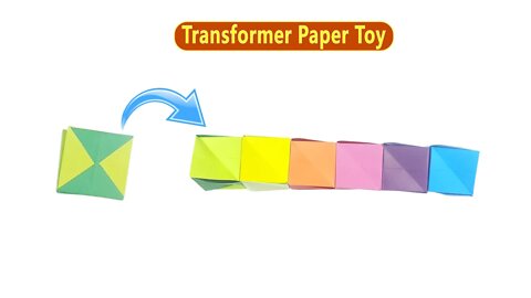 Origami Transformer Paper Toy - DIY Easy Paper Crafts