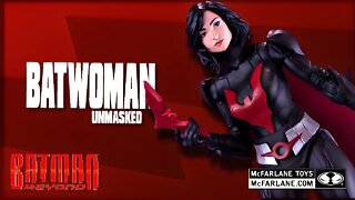 McFarlane Toys DC Multiverse Batman Beyond Batwoman Unmasked Figure @The Review Spot