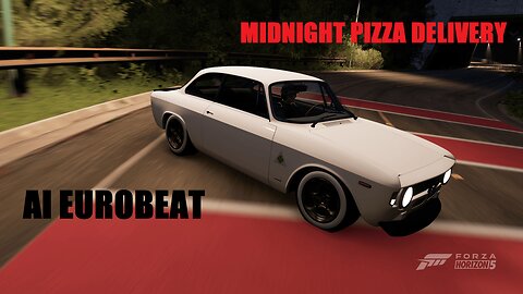Eurobeat Racing, Italian Takumi Midnight Pizza Delivery with AI generated Eurobeat, Forza Horizon 5