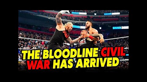 THE BLOODLINE CIVIL WAR HAS BEGUN IN WWE!