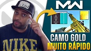 Call of Duty: Modern Warfare - Como Pegar a CAMUFLAGEM GOLD mais Rápido!!!