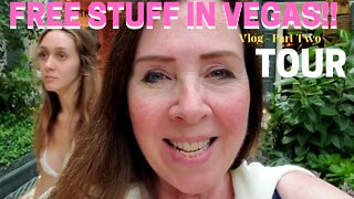 FREE STUFF in LAS VEGAS | Bellagio & Ceasars Palace #Vlog