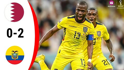 Highlight : Qatar vs Ecuador 0-2 World Cup 2022 In Qatar