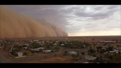 Massive dust storm