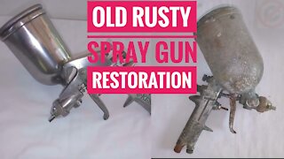 Old Rusty Spray Gun Restoration