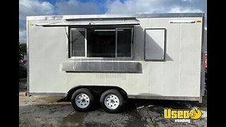 2022 - 8' x 16' Food Concession Trailer with Pro-Fire System for Sale in Texas