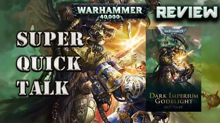 Warhammer 40k Novel Review: We talk a little Godblight by Guy Haley Review (live first impressions)