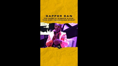 #dapperdan The power of symbols is how I took over the consumer market. 🎥 @earnyourleisure