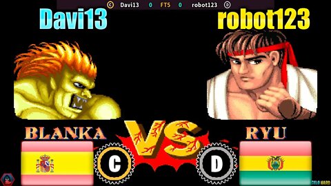 Street Fighter II: The World Warrior (Davi13 Vs. robot123) [Spain Vs. Bolivia]