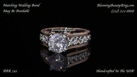 Diamonds On The Vine BBR 741 Perfect Diamond Engagement Ring
