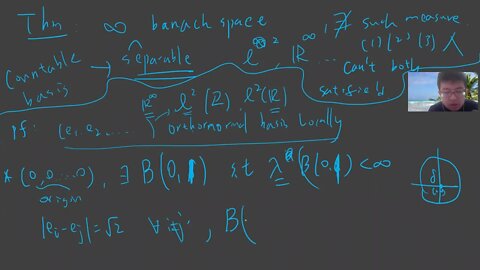 There is no Infinite dimensional Lebesgue measure unless trivial