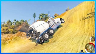 Trucks crash Compilation 2022: BeamNG Drive #293