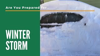Winter Storm Warning | Are you prepared for a winter storm?