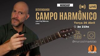 🔴 LIVE AULA #9 🎯 | CAMPO HARMÔNICO MAIOR - Aula Live sobre Campo Harmônico Maior.