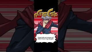 Yu-Gi-Oh! Duel Links - Declan Akaba x D/D/D Flame King Genghis Fusion Monster