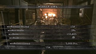 PS4 Resident Evil 5 Mercenaries United solo Missile Area Excella 150 kills