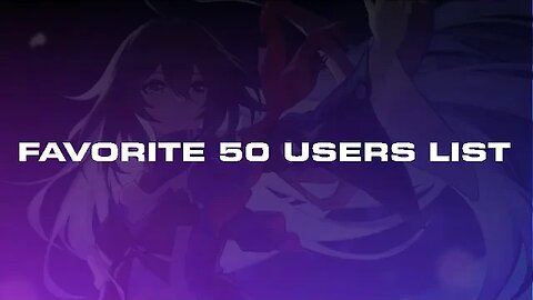 @diego_iiii's Favorite 50 Users List (Wrapper Style)