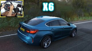 BMW X6 2015 Forza Horizon 4 gameplay Logitech g29