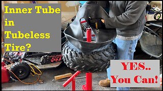 How to Install an Inner Tube in a Tubeless Tire