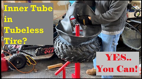 How to Install an Inner Tube in a Tubeless Tire