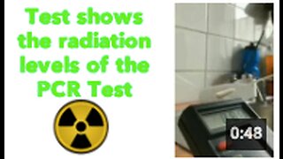 Test shows the radiation levels of the PCR Test