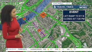 MAP: Riverfest, WEBN Fireworks means road closures this weekend