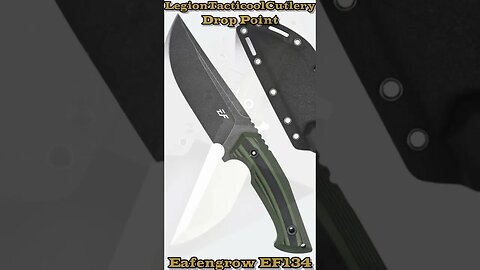 Eafengrow EF134 Tanto and Drop Point! Available on Amazon! DC53 steel.