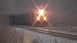 CSX C316 Loaded Coal Train from Lodi, Ohio February 7, 2023