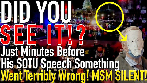 Did You See It - Why Was Biden Late - Something Went Terribly Wrong - 3/10/24..