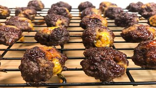 CHEDDAR STUFFED MEATBALLS RECIPE