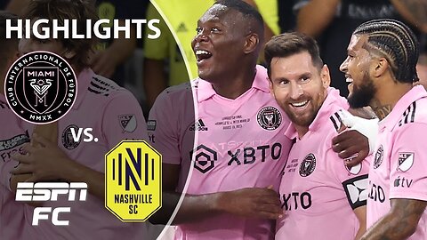 🚨 LIONEL MESSI & INTER MIAMI WIN LEAGUES CUP 🚨 _ Full Game Highlights