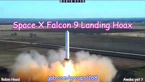 Space X Falcon 9 and the Landing Hoax