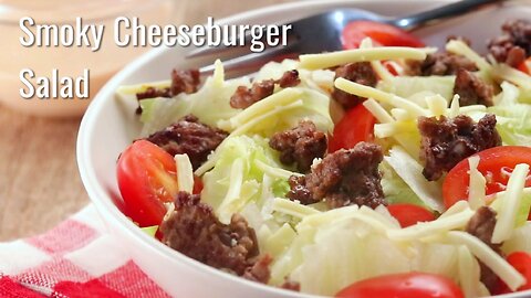 Keto Smoky Cheeseburger Salad | Flavorful Low-Carb Delight