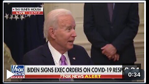 President Creepy Joe Biden replies "give me a break, man" to a reporter asking about vaccine rollout