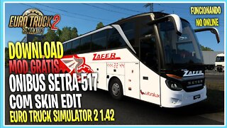 MOD ONIBUS SETRA 517 HDH PARA EURO TRUCK SIMULATOR 2 MODS ETS2 1.42