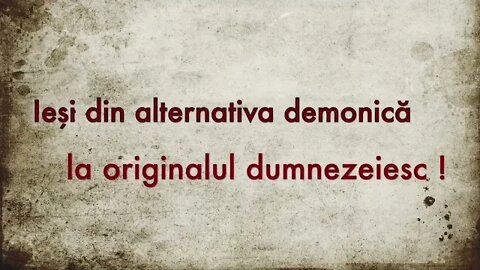 Daniel Brânzei: Ieși din alternativa demonică!